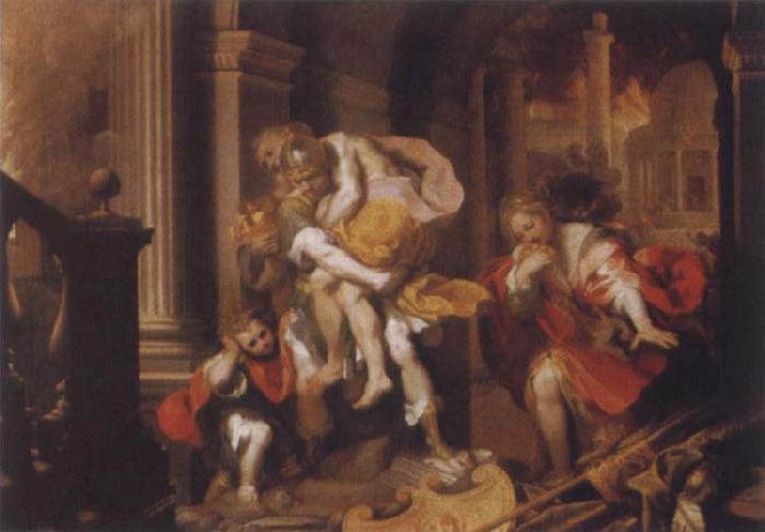Federico Barocci The Flight of Troy Germany oil painting art